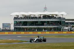 Lewis Hamilton najhitrejši na tretjem treningu v Silverstonu