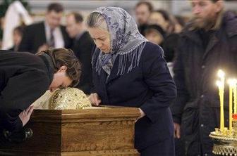 Rusi so se poslovili od patriarha Alekseja II.