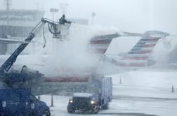Sneg, led in letala: kako so na snežni metež pripravljeni na Brniku?