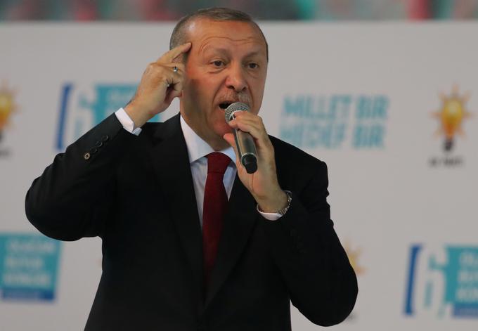 Recep Tayyip Erdogan zahteva izročitev NBA-centra.
 | Foto: Reuters