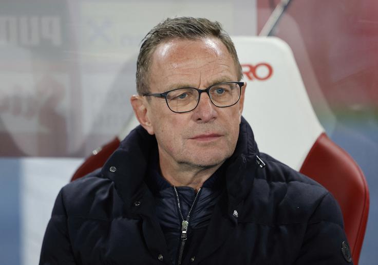 Ralf Rangnick je predstavo svojih varovancev proti Sloveniji označil za najboljšo, odkar je selektor Avstrije.
 | Foto: Reuters