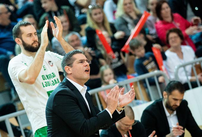 Trener Olimpije Saša Nikitović je odgovornost za poraz prevzel na svoja pleča. | Foto: Vid Ponikvar
