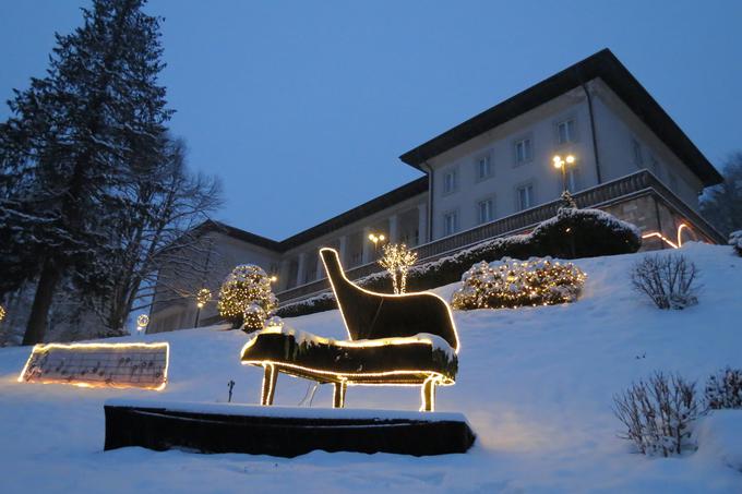 Vila Bled je še posebej čarobna v zimskem času.  | Foto: 
