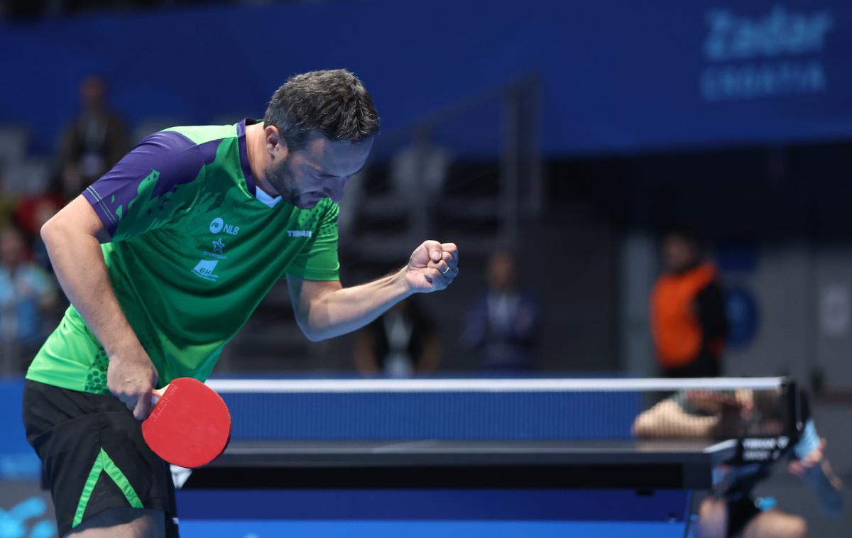 Bojan Tokić | "Moje telo in gibanje nista več taka kot v najboljših letih, a glava še vedno odlično deluje," pravi veteran Bojan Tokić, ki bo s slovensko reprezentanco zaigral v četrtfinalu ekipnega EP: | Foto worldtabletennis.com