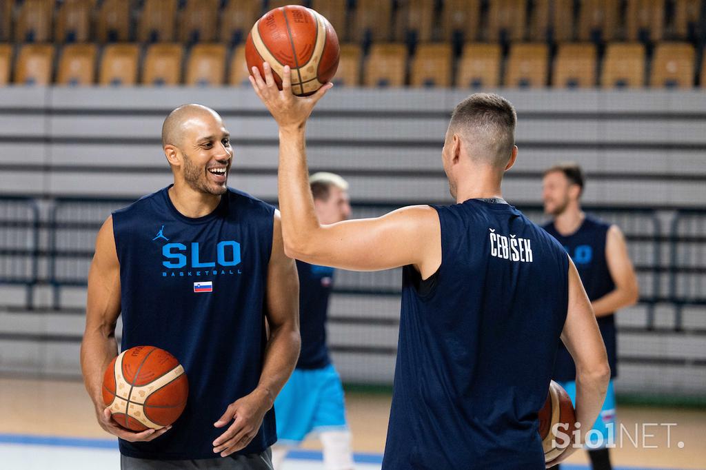 slovenska košarkarska reprezentanca trening