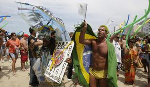 Brazilci ne ostajajo ravnodušni ob barbarskih napadih