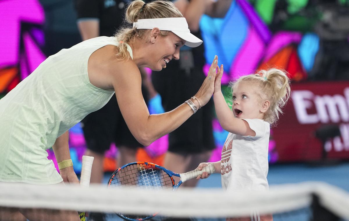 Caroline Wozniacki | Caroline Wozniacki se je razveselila tretjega otroka. Hčerki Olivii in sinu Jamesu se je pridružil Max. | Foto Guliverimage