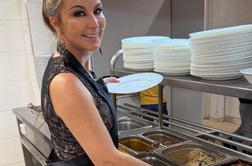 Saša Lendero se je preizkusila v novem poklicu