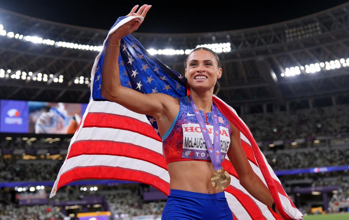 Sydney McLaughlin-Levrone | Sydney McLaughlin-Levrone je dosegla drugi najhitrejši čas v zgodovini. | Foto Reuters
