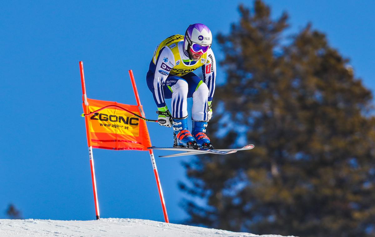 Martin Čater | Martin Čater je bil po superveleslalomskem delu tekme odličen deveti, v slalomu pa je naredil napako in odstopil. | Foto Reuters