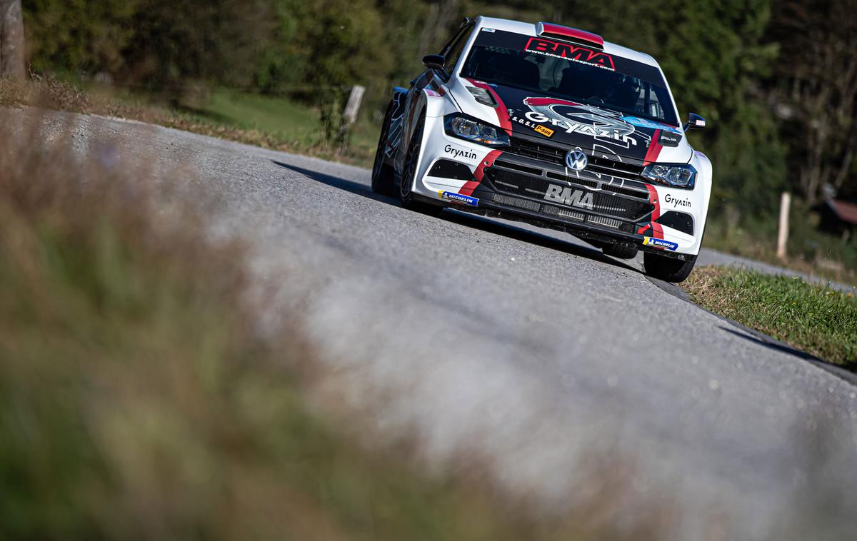 Rally Nova Gorica | Nikolay Gryazin in Yaroslav Fedorov  (VW polo R5) sta dobila 10 od 13 hitrostnih preizkušenj. | Foto Uroš Modlic