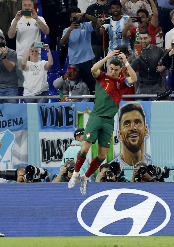 Portugalec je zadel na petih SP, Lionel Messi, Brazilec Pele ter Nemca Miroslav Klose in Uwe Seeler pa na štirih. | Foto: Reuters