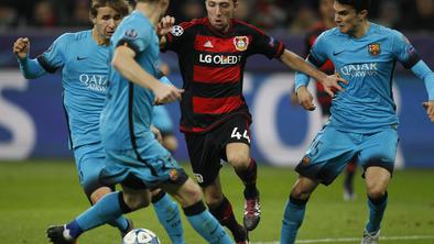 Kevin Kampl in druščina bodo o tekmi proti Barceloni še sanjali