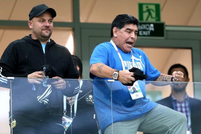 Maradona pojasnil vzrok dramatičnih prizorov na tekmi z Argentino