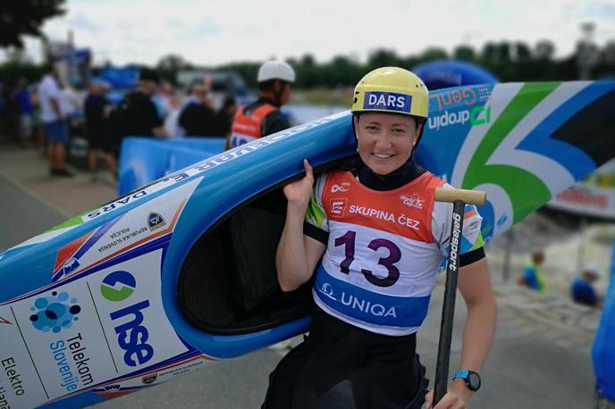 Eva Alina Hočevar | Eva Alina Hočevar je v igri za visoka mesta v vseh disciplinah. | Foto Kajakaška zveza Slovenije