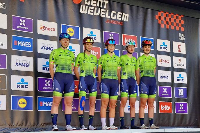 Gent Wevelgem U19 | Za najboljši slovenski rezultat je s 17. mestom poskrbela Eva Terpin. | Foto KZS