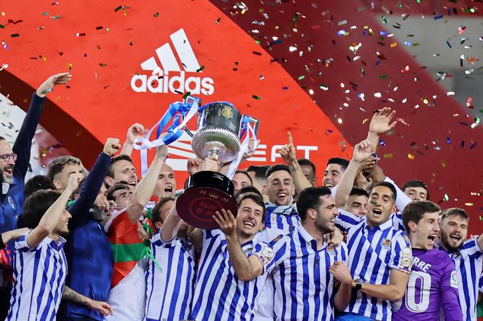 Real Sociedad španski kraljevi pokal | Nogometaši Reala Sociedada so zmagovalci španskega kraljevega pokala za sezono 2019/2020. | Foto Guliverimage