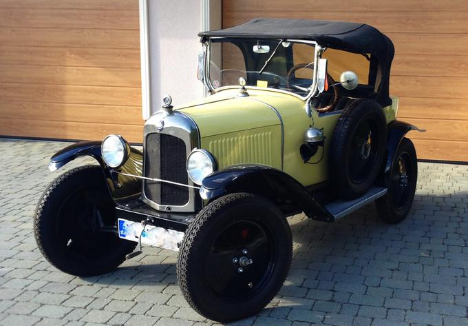 CV5 je Citroën izdeloval med letoma 1922 in 1926, ko je izdelal skoraj 81 tisoč primerkov.  Eden teh se nahaja tudi v Vojniku pri Celju. | Foto: Srečko Jereb