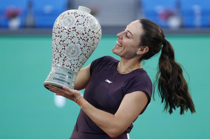 Kimberly Birrell | Kimberly Birrell se v Seulu veseli prvega naslova WTA. | Foto Reuters
