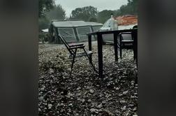 Na Hrvaškem bo danes zelo nevarno: napovedana močna neurja z vetrolomom, v Rovinju že klestila toča
