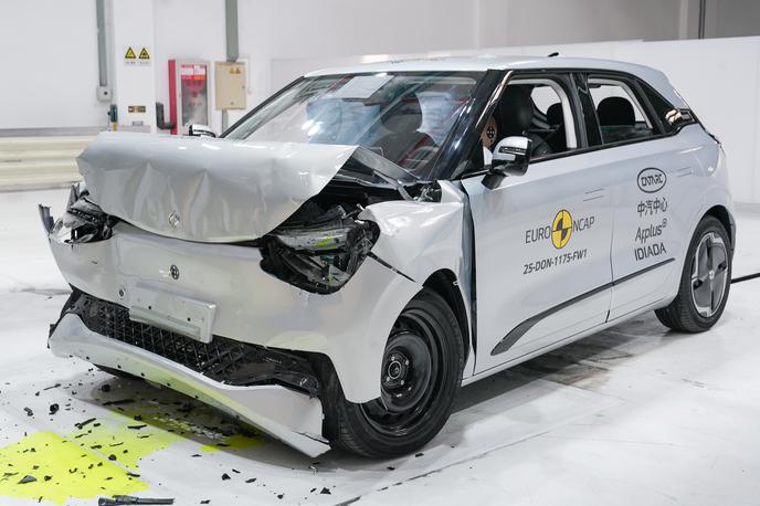 Dongfeng box Euro NCAP | Dongfeng box se ni izkazal pri čelnem trčenju z določenim zamikom. | Foto EuroNCAP