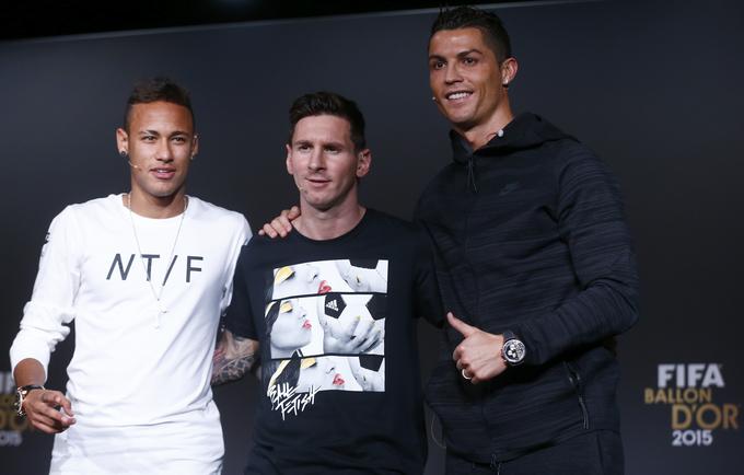 Za najboljšega nogometaša na svetu v letu 2017 konkurirajo le še Neymar, Cristiano Ronaldo in Lionel Messi. Kaj pa v preostalih kategorijah? | Foto: Reuters