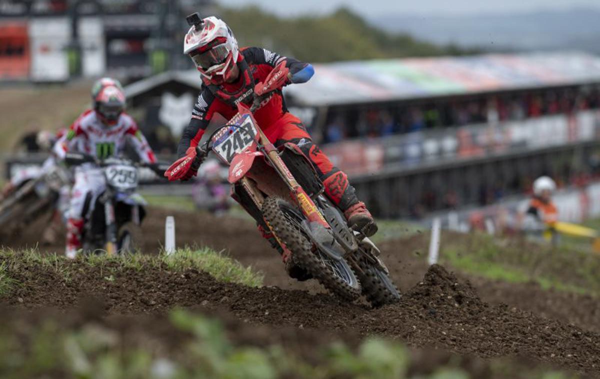 Tim Gajser Matterley Basin | Tim Gajser najraje dirka na progi v Matterley Basinu. | Foto Honda Racing/ShotbyBavo