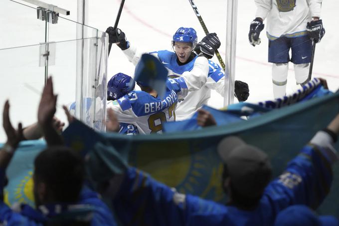Kazahstan se veseli zmage nad Norveško. | Foto: Guliverimage/Vladimir Fedorenko