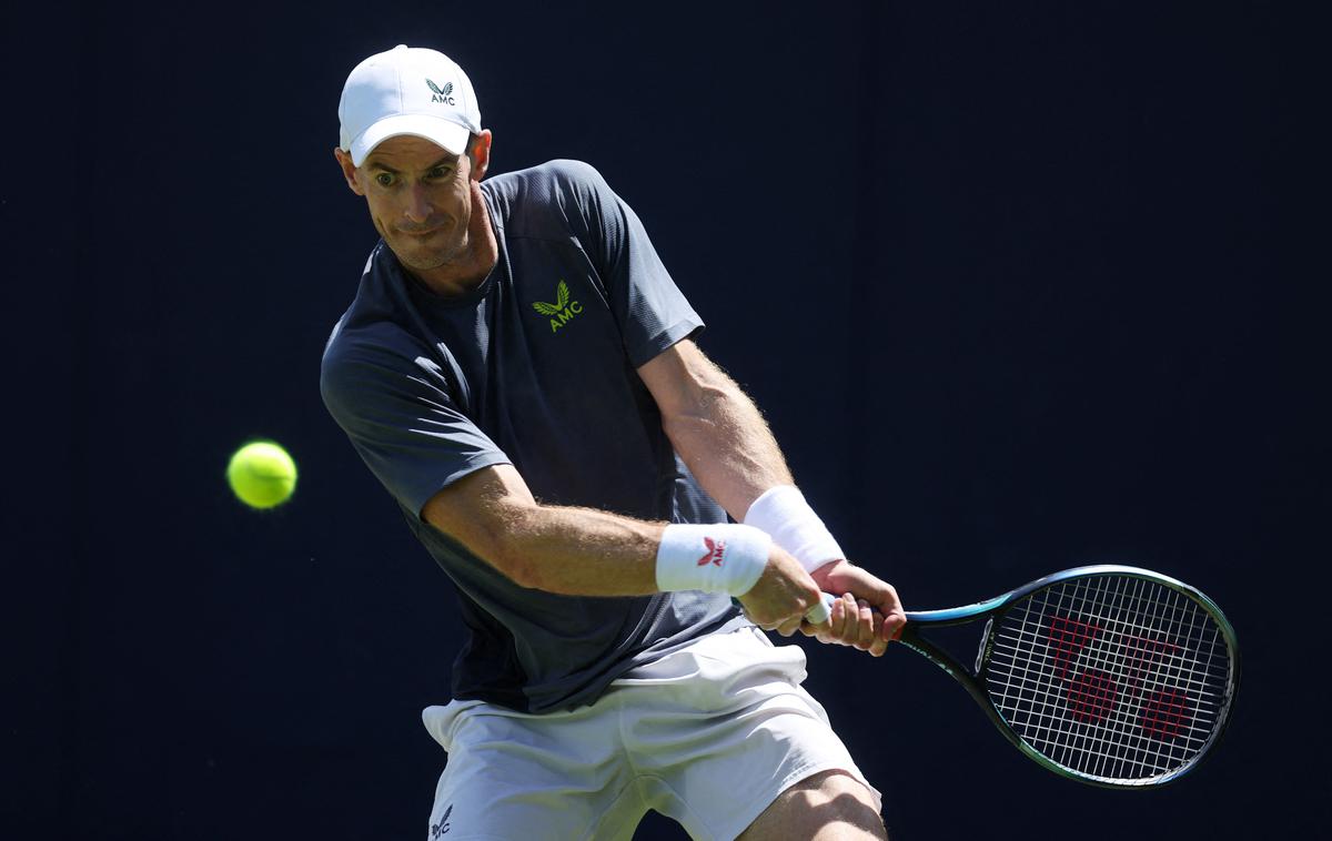 Andy Murray | Andy Murray bo v Wimbledonu v mešanih dvojicah zaigral z Emmo Raducanu. | Foto Reuters