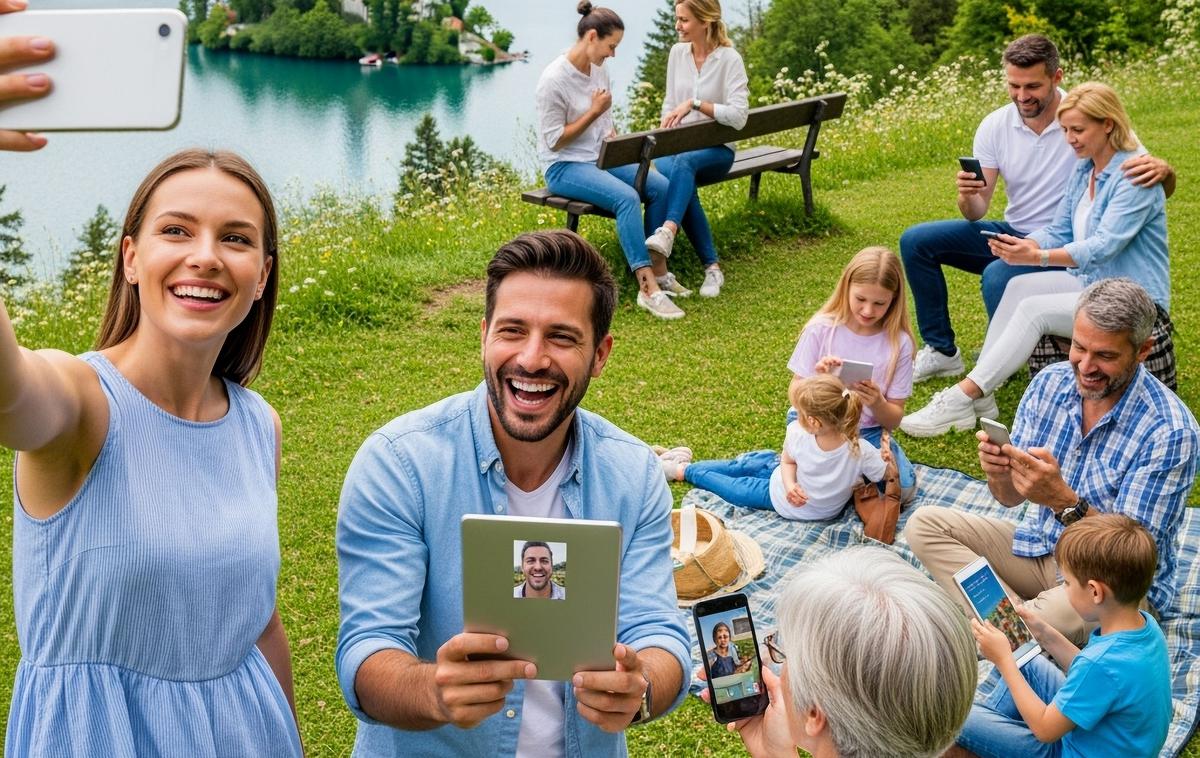 mobilni internet v Sloveniji | Uporabniške izkušnje ne oblikujejo idealnih pogojev omrežja, temveč zanesljivost v resničnih pogojih – katero slovensko mobilno omrežje se najbolje odreže? | Foto Shutterstock (AI-generated image)