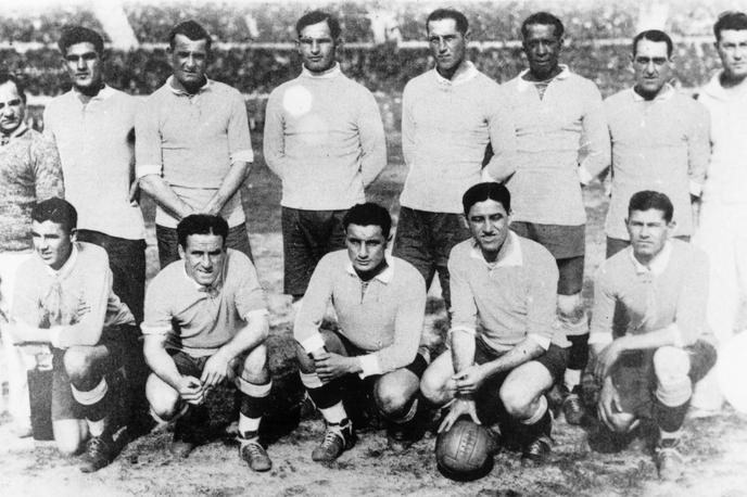 SP 1930 Urugvaj | Urugvajčani so leta 1930 izkoristili prednost domačega igrišča in kot prvi osvojili naslov svetovnih prvakov. | Foto Guliver/Getty Images