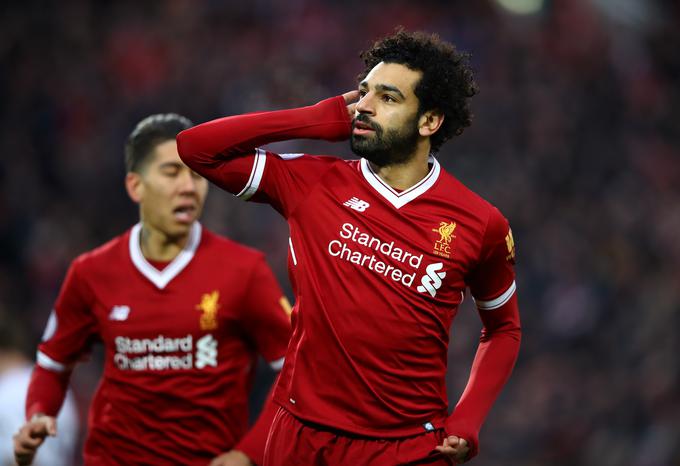 Mohamed Salah ni samo najboljši nogometaš Liverpoola v tem trenutku, ampak tudi prvi strelec angleškega prvenstva. | Foto: Guliverimage/Getty Images