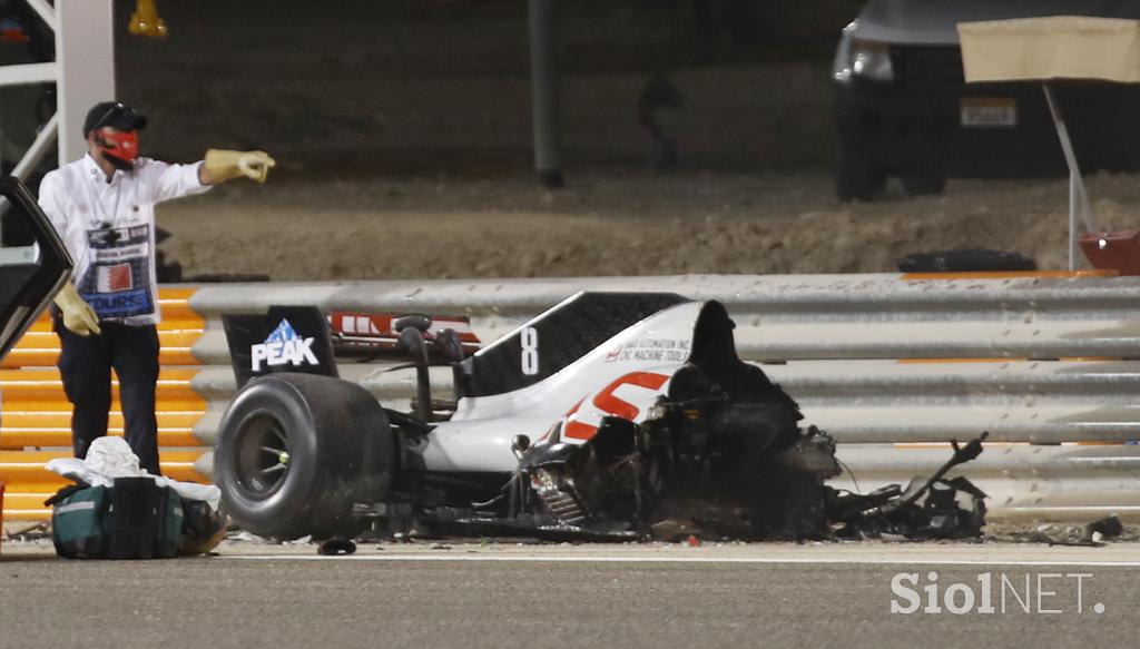 Romain Grosjean nesreča
