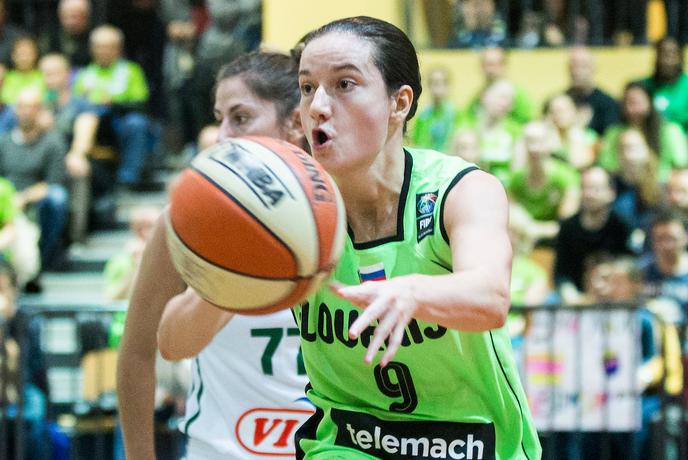 Barićeva v finalu evrolige, Oblakova obstala v polfinalu