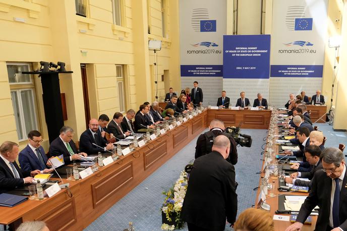 vrh evropske unije Sibiu | Danes je potekalo neformalno srečanje voditeljev 27 članic Evropske unije. | Foto Reuters