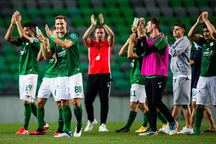 Ljubljančani se bodo po vročem gostovanju v Prekmurju v četrtek v Stožicah pomerili z Aluminijem. | Foto: Grega Valančič/Sportida