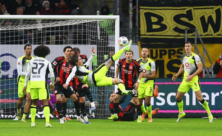 Borussia drugega dela sezone ni začela po željah, komaj je izvlekla remi proti Eintrachtu. | Foto: Reuters