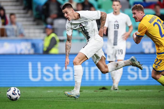 Benjamin Šeško ob akciji za 1:0. | Foto: www.alesfevzer.com