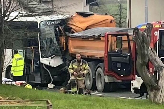 Nesreča, Jurka vas, Novo mesto | Novomeško policijsko upravo so o nesreči obvestili ob 12.46. | Foto družbena omrežja