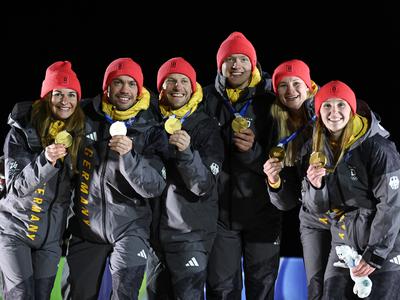 Nemški sankači z rekordom do nove zlate kolajne