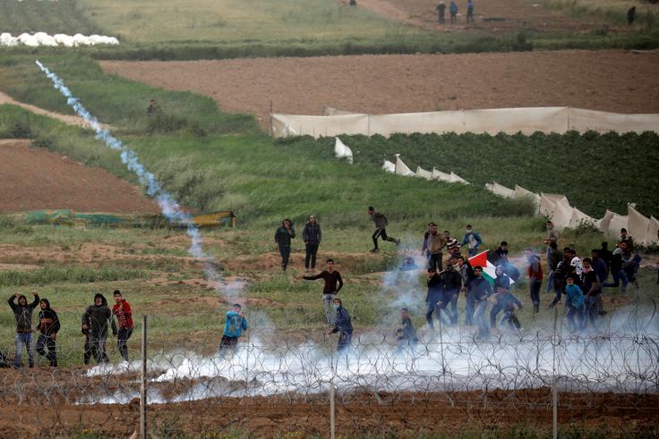 protesti v Gazi | Foto: Reuters