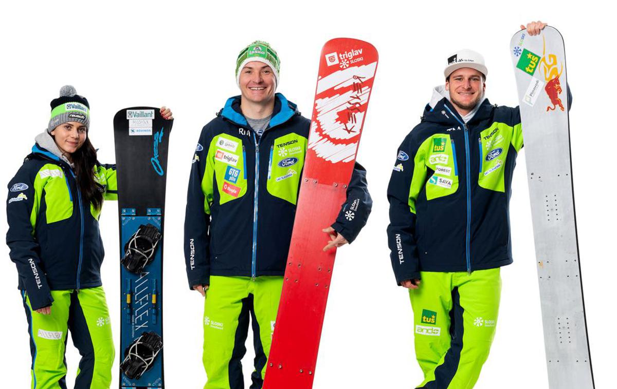 deskanje reprezentanca | Gloria Kotnik, Rok Marguč in Tim Mastnak bodo ta konec tedna v Moskvi na paralelnem slalomu lovili točke za svetovni pokal in pilili formo pred svetovnim prvenstvom v Park Cityju v ZDA.  | Foto Miha Matavž