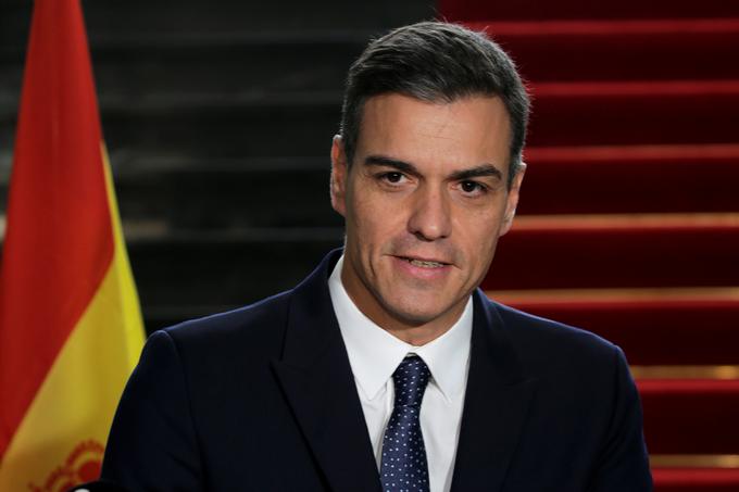 Španski premier Pedro Sanchez je zaradi vprašanja Gibraltarja napovedal, da Španija na nedeljskem vrhu v Bruslju ne bo podprla dogovora o brexitu. | Foto: Reuters