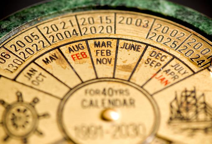 Gregorijanski koledar se sklada z dvanajstimi luninimi menami. | Foto: Thinkstock