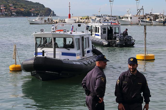 Slovesnost ob splovitvi dveh novih policijskih čolnov v Kopru. | Foto Zdravko Primožič/FPA