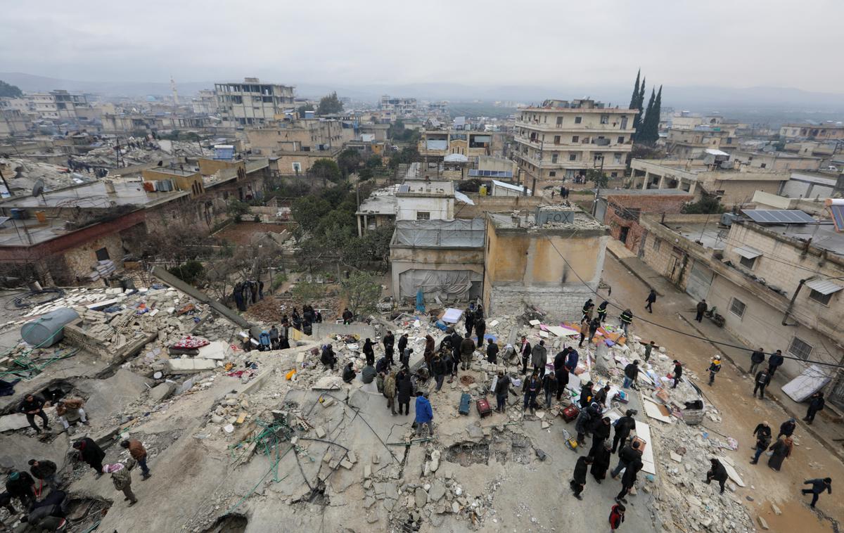 potres, Turčija | V uničujočih potresih, ki so v ponedeljek prizadeli jugovzhod Turčije in dele sosednje Sirije, je po zadnjih podatkih umrlo več kot 11.700 ljudi. | Foto Reuters