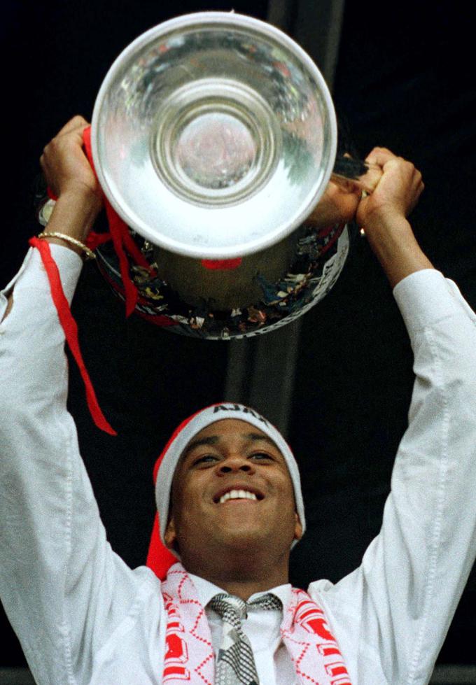 Patrick Kluivert je leta 1995 odločil finale lige prvakov v prid Ajaxa, ko je bil star komaj 18 let. | Foto: Reuters