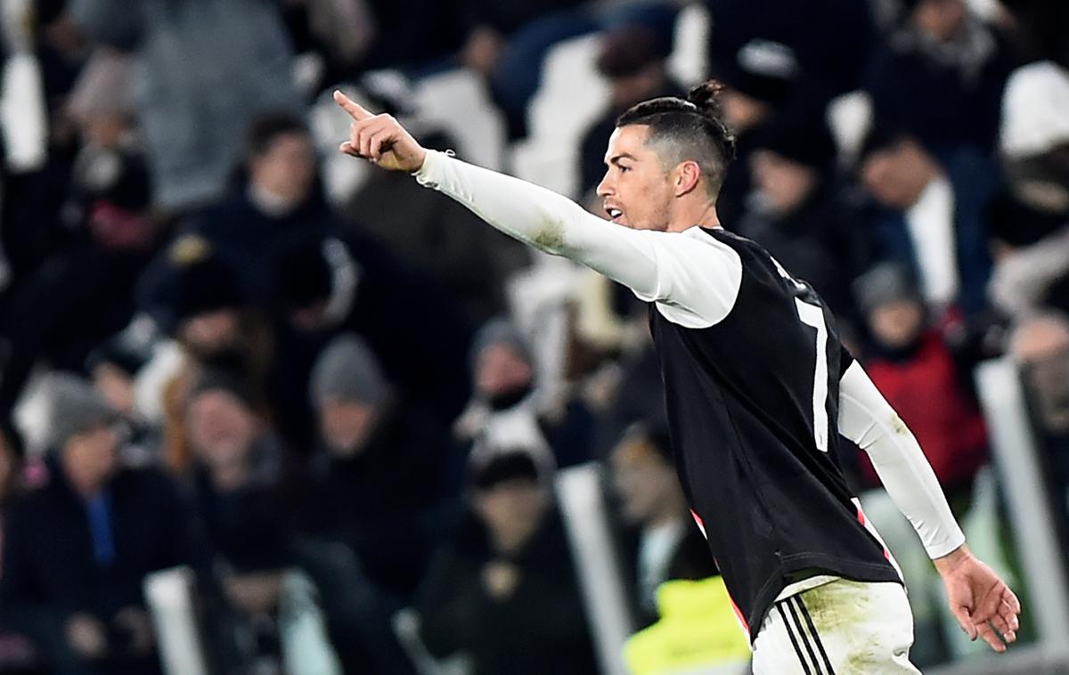 Cristiano Ronaldo | Ronaldo je z dvema goloma popeljal Juventus do zmage proti Parmi Jasmina Kurtića. | Foto Reuters