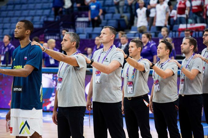 Leta 2017 je s slovensko izbrano vrsto osvojil zlato odličje na Eurobasketu. | Foto: Vid Ponikvar