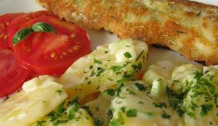 Tradicionalna dunajska krompirjeva solata